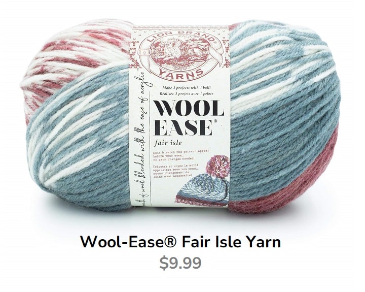 Wool-Ease® Fair Isle Yarn Sample Image