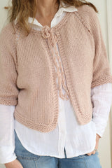Knitted Cardigan Worn By A Woman thumbnail
