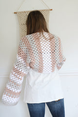 Crochet Shrug Worn By A Woman thumbnail