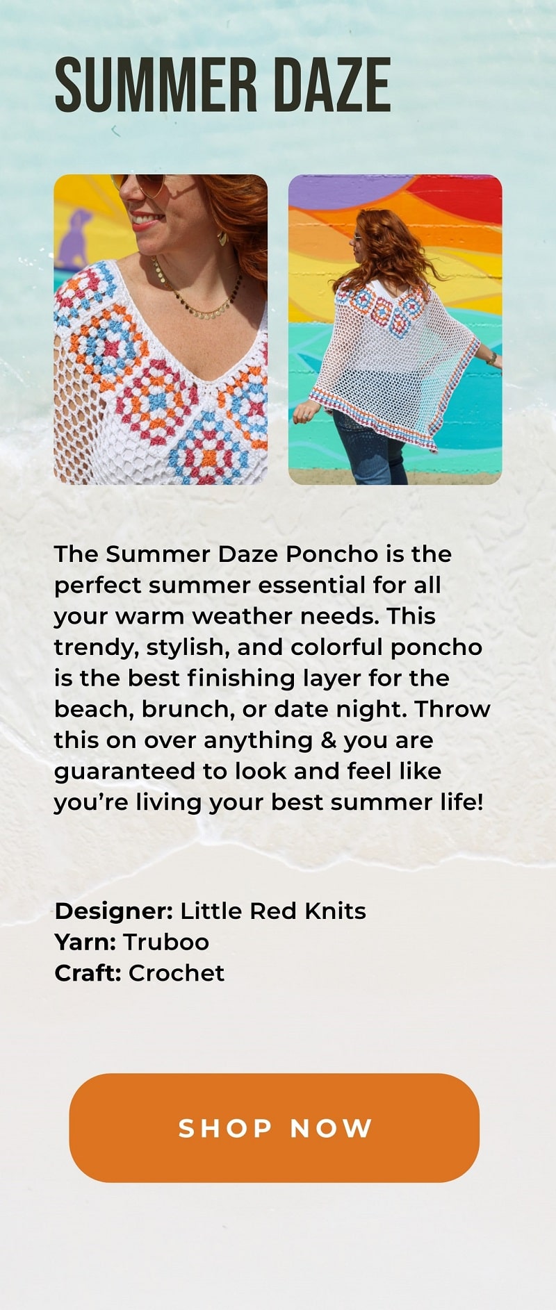 Crochet Kit - Summer Daze Poncho