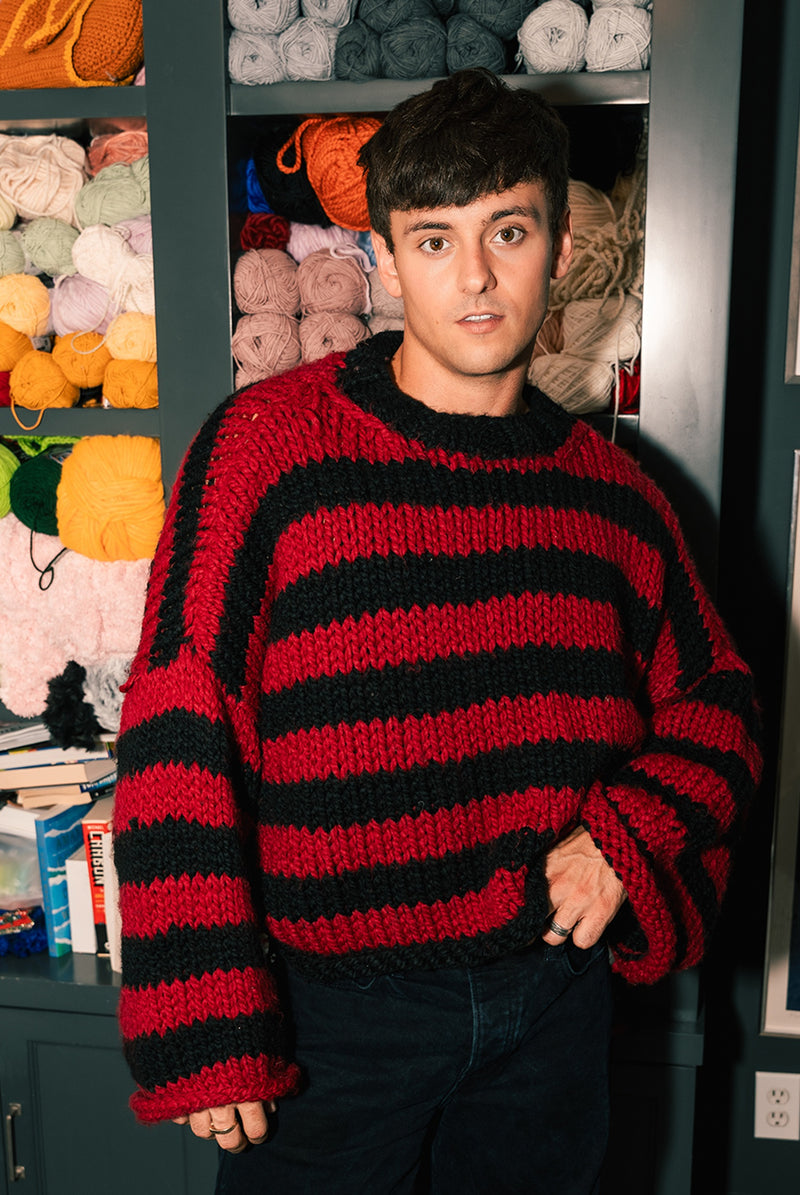 Knit Kit - Slasher Street Stripe Sweater – Lion Brand Yarn