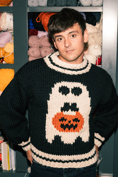 Knit Kit - Trick or Treat Ghost Sweater
