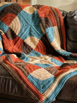Patchwork Revelry Blanket (Crochet) thumbnail