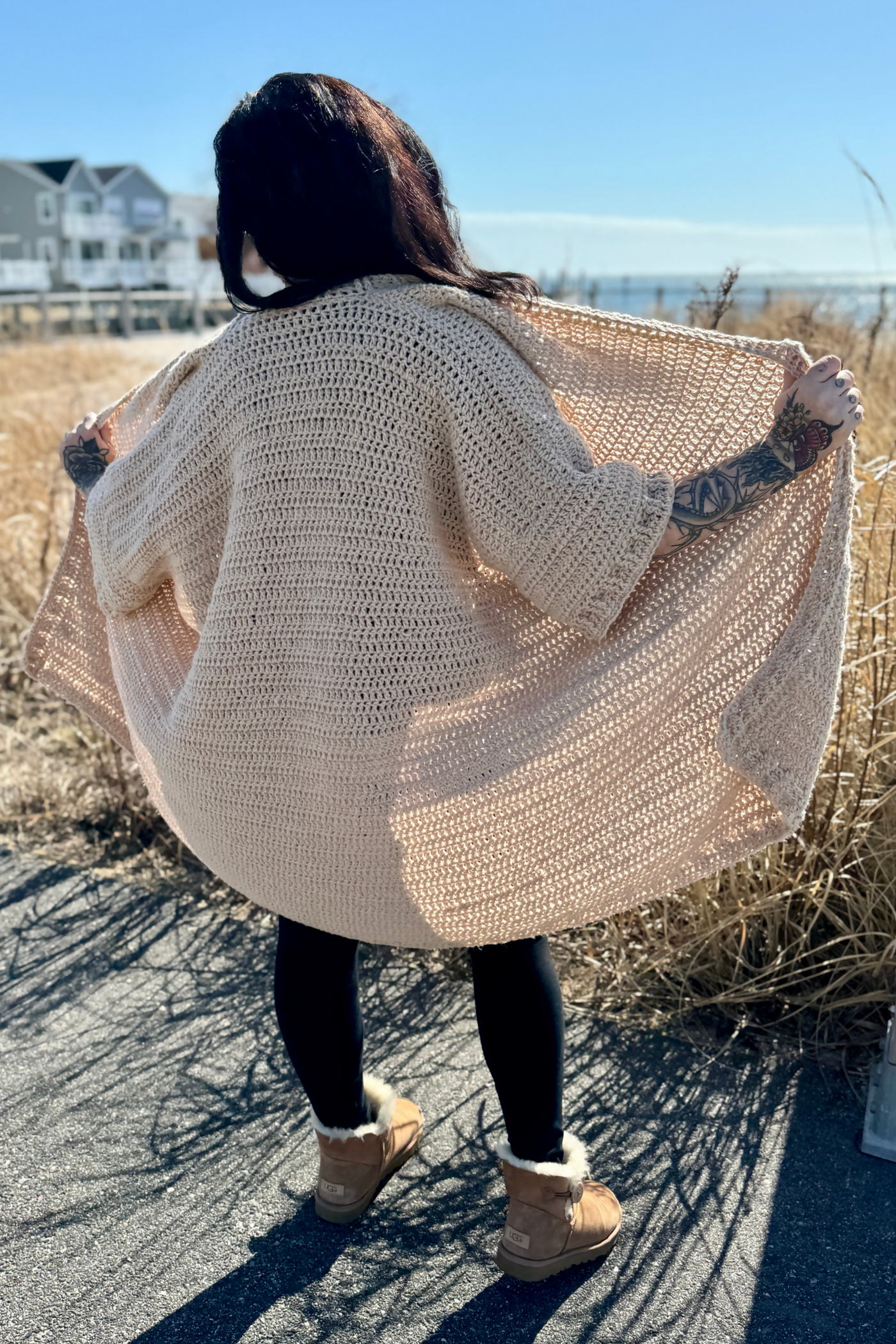 The Biltmore Blanket Cardigan (Crochet) – Lion Brand Yarn