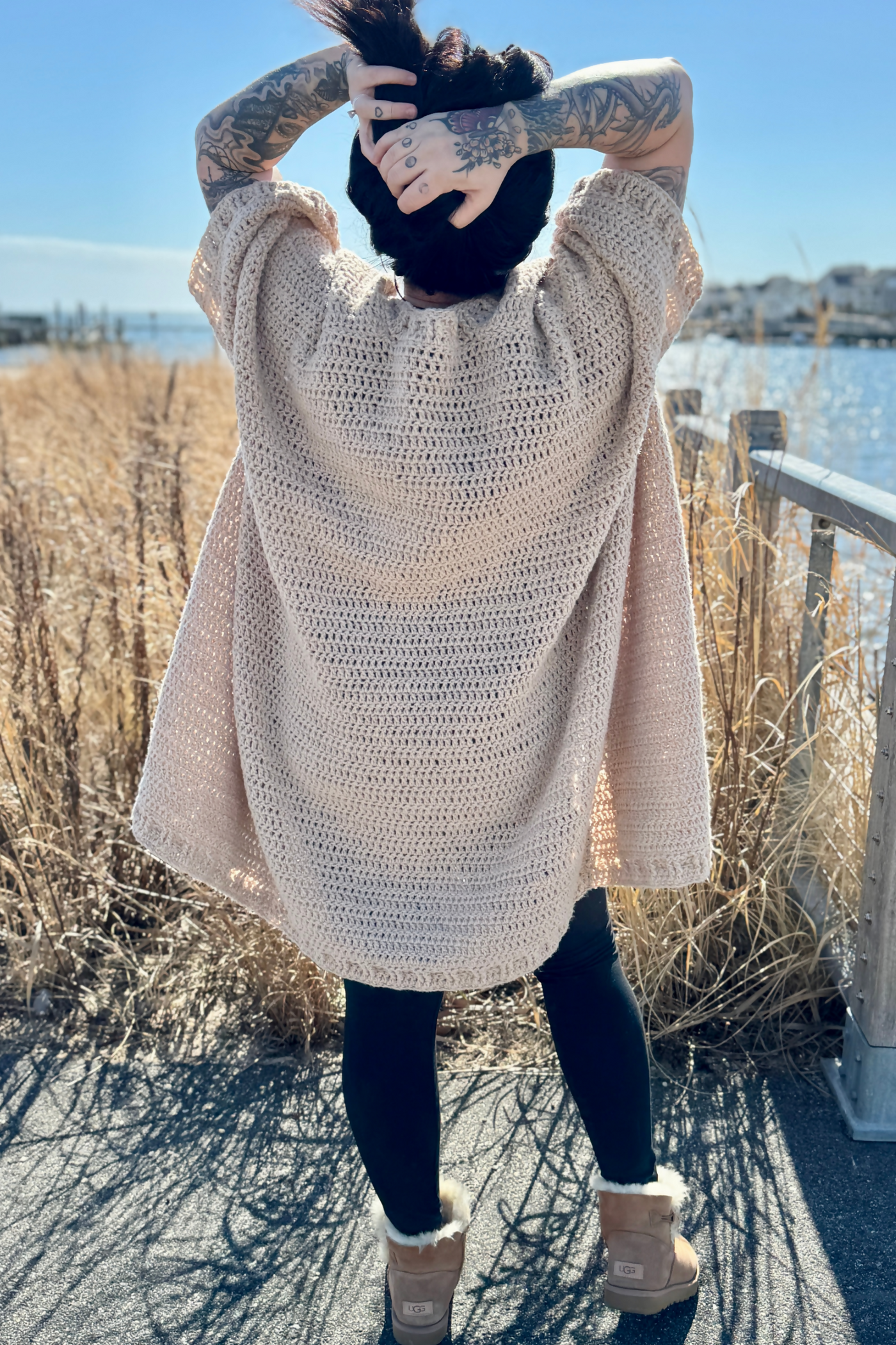 The Biltmore Blanket Cardigan (Crochet) – Lion Brand Yarn