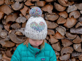Knitted Hat Worn By A Girl thumbnail
