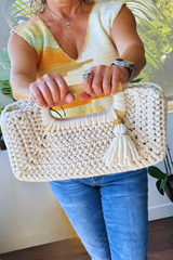 Crochet Bag Held By A Woman thumbnail