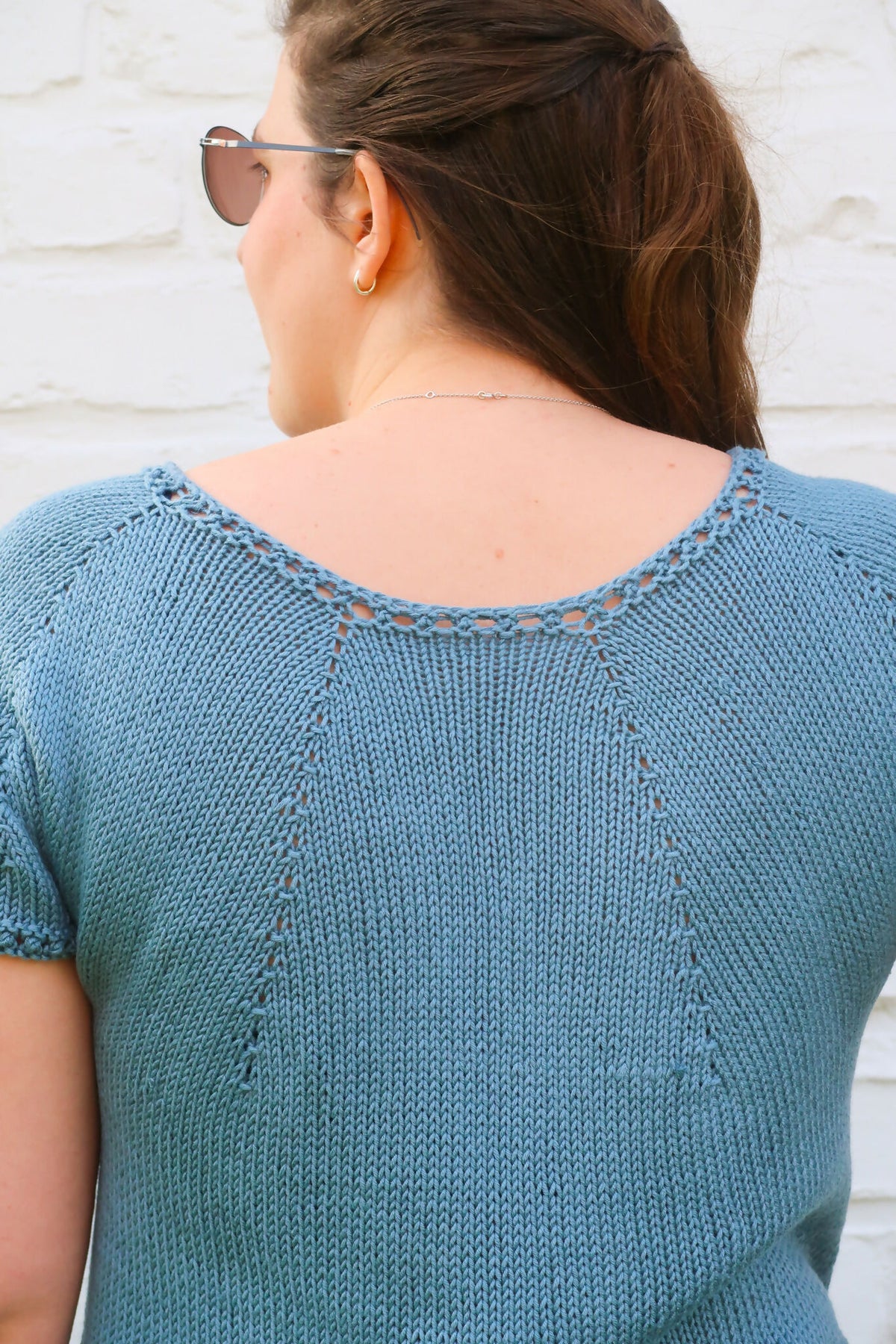 アイレネ　Cut yarn knit tops Easy Knit Beginner Crop Top | Yarnalina