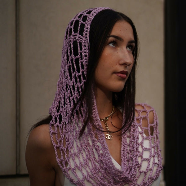 The Spiderweb Hood (Crochet) – Lion Brand Yarn
