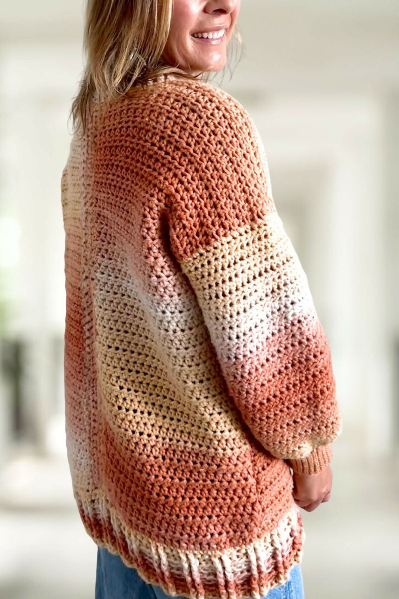 Patchwork Cardi (Crochet) – Lion Brand Yarn