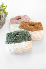 3 variations of two toned sherpa bags thumbnail