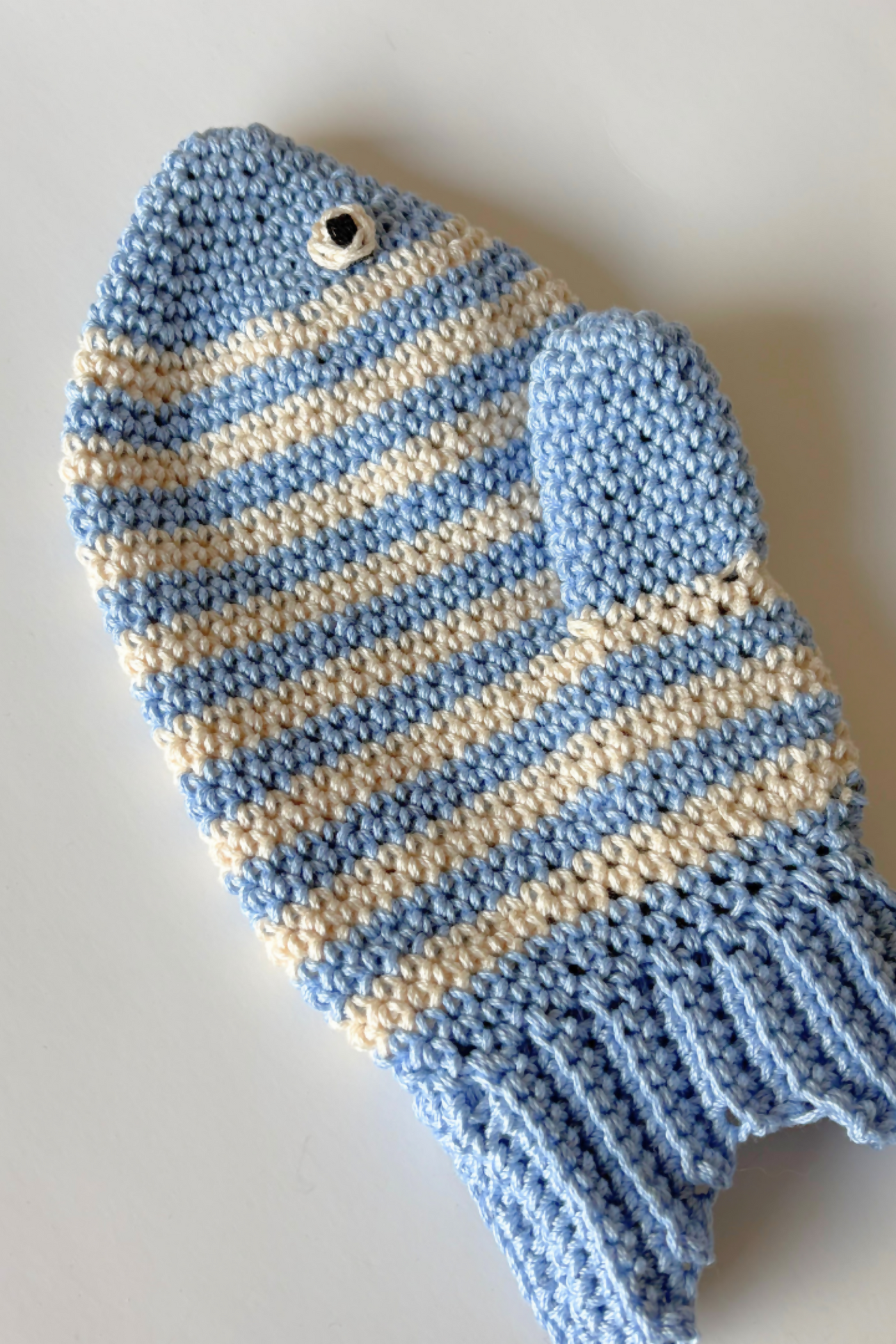 Fish Oven Mitt & Ship's Wheel Potholder/Trivet (Crochet) – Lion