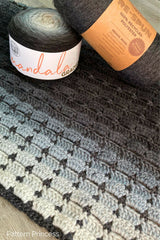 Midnight Moonlight Tiny Hearts Blanket (Crochet) thumbnail