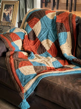 Patchwork Revelry Blanket (Crochet) thumbnail