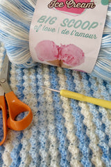 striped baby blanket thumbnail