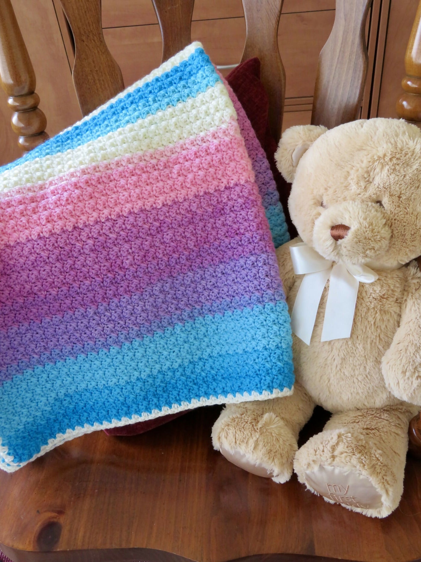 Mandala Afternoon Slumber Baby Blanket – Lion Brand Yarn