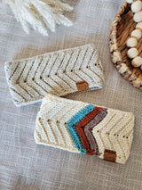 cream crocheted knit-look ear warmer headband thumbnail