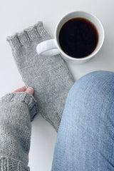 Knitted Warmer Held By A Woman thumbnail