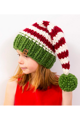 Knitted Hat Worn By A Girl thumbnail