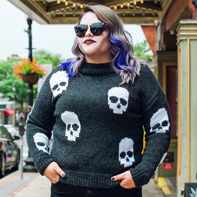 Skulls Pullover (Knit)
