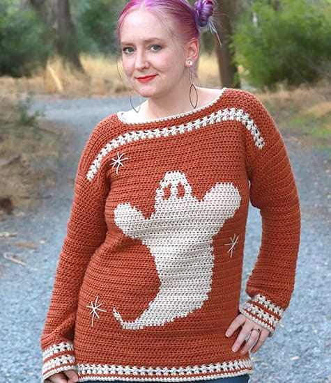 Crochet Kit - Gertrude Ghost Pullover