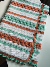 striped baby blanket thumbnail