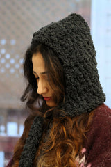woman wearing sherpa hood thumbnail