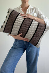 Crochet Pillow Held By A Woman thumbnail