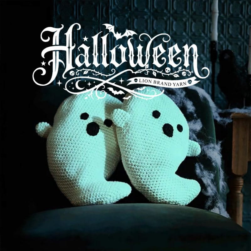 Glow-in-the-Dark Ghost Pillow