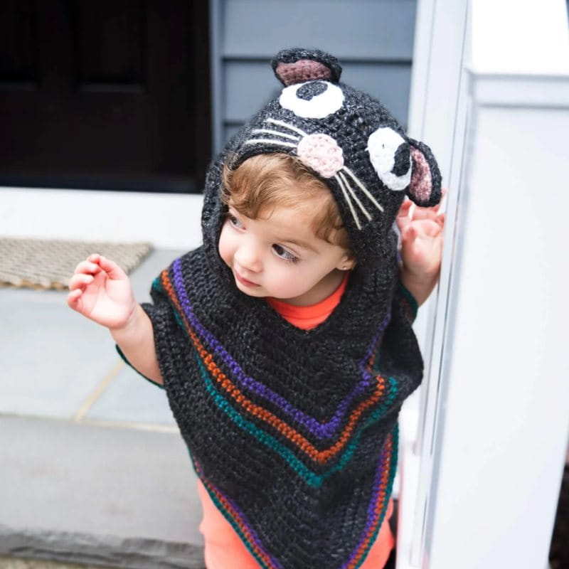 Mini Mammal Hooded Poncho