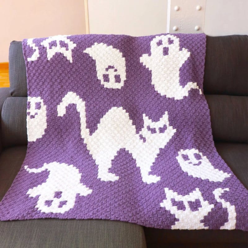 A Ghoul's Best Friend Blanket