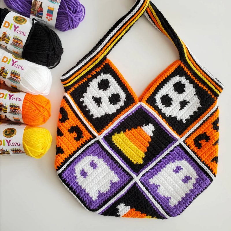 Patchwork Halloween Bag