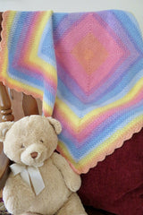 self-striping baby blanket thumbnail