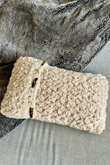 crochet pillow with buttons thumbnail