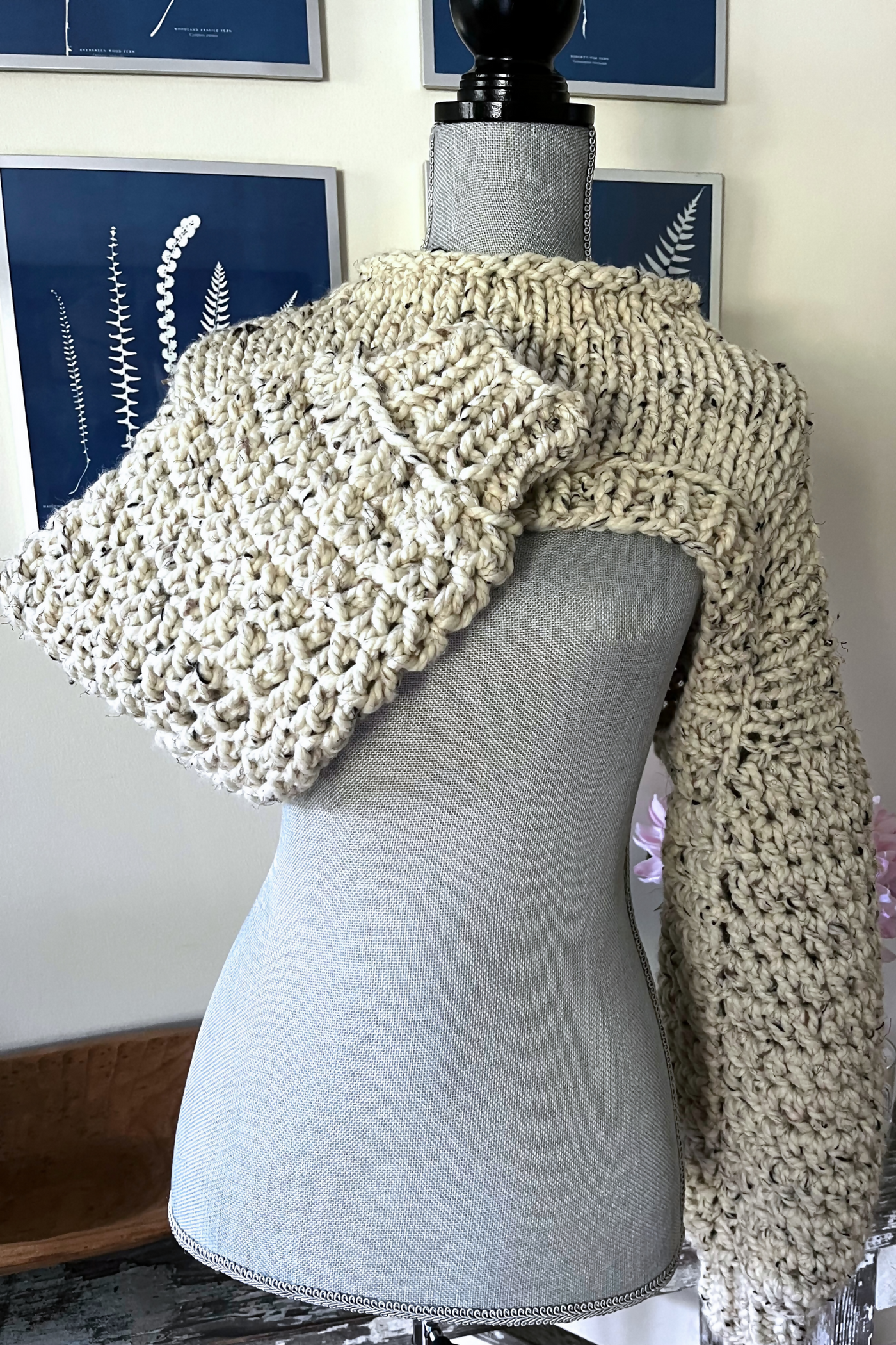 Cozy Sleeve Shrug (Knit + Crochet) – Lion Brand Yarn