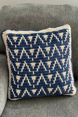 Peaks & Pillars Mosaic Pillow (Crochet) thumbnail