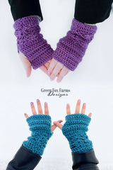 Elixir Fingerless Gloves (Crochet) thumbnail