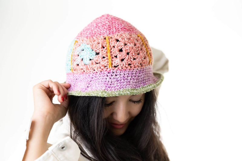 Granny Squares Hat (Crochet)