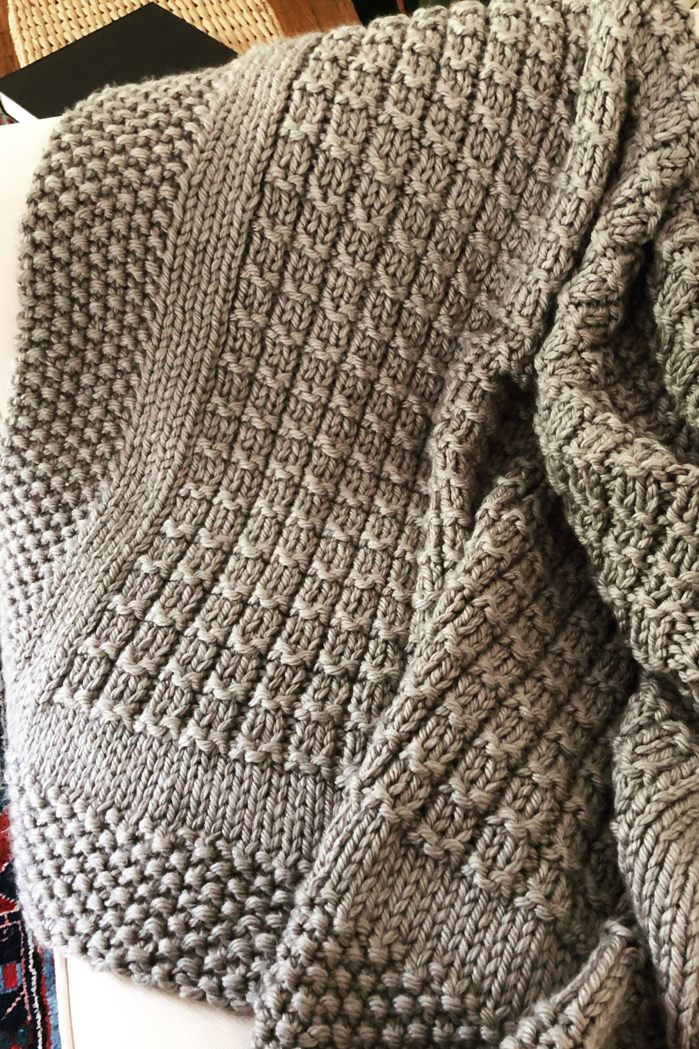 Over the Rooftops Blanket (Knit) – Lion Brand Yarn