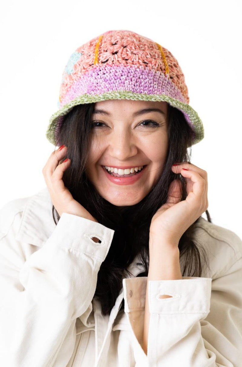 Granny Squares Hat (Crochet)