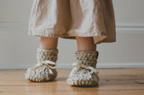 Crochet Boots Worn By A Child thumbnail