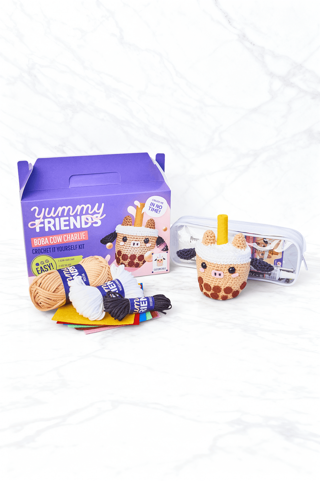 コアラ様　リクエスト 3点 まとめ商品セット　F600 Yummy Friends Crochet Kit – Lion Brand Yarn
