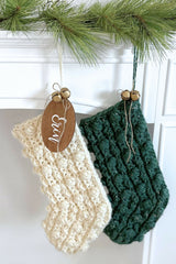 LBY098 Crochet Puff Stitch Stocking - 3 thumbnail