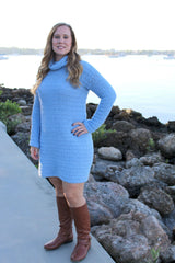 Crochet Sweater Worn By A Woman thumbnail