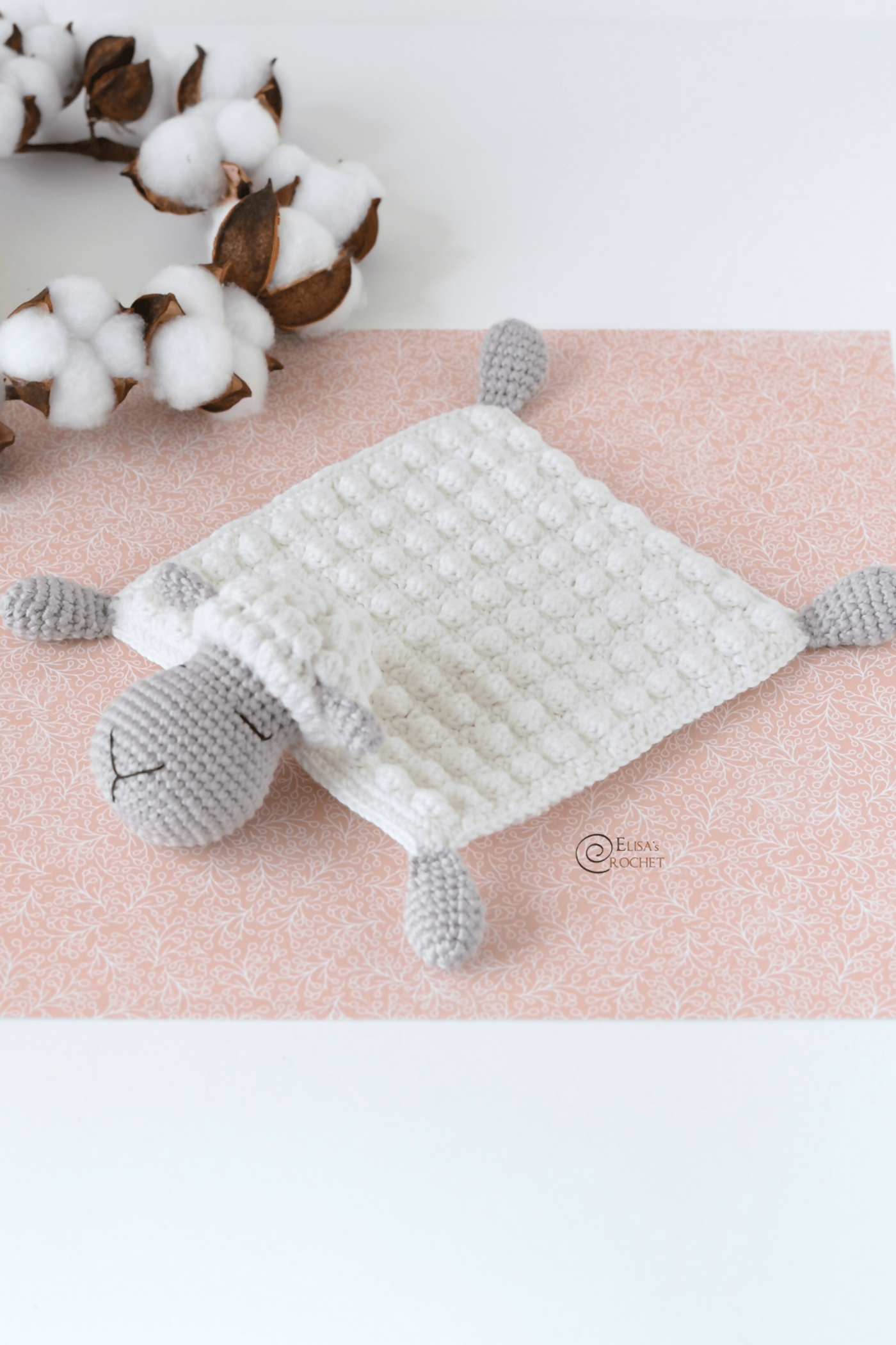 Sheep Security Blanket (Crochet) – Lion Brand Yarn