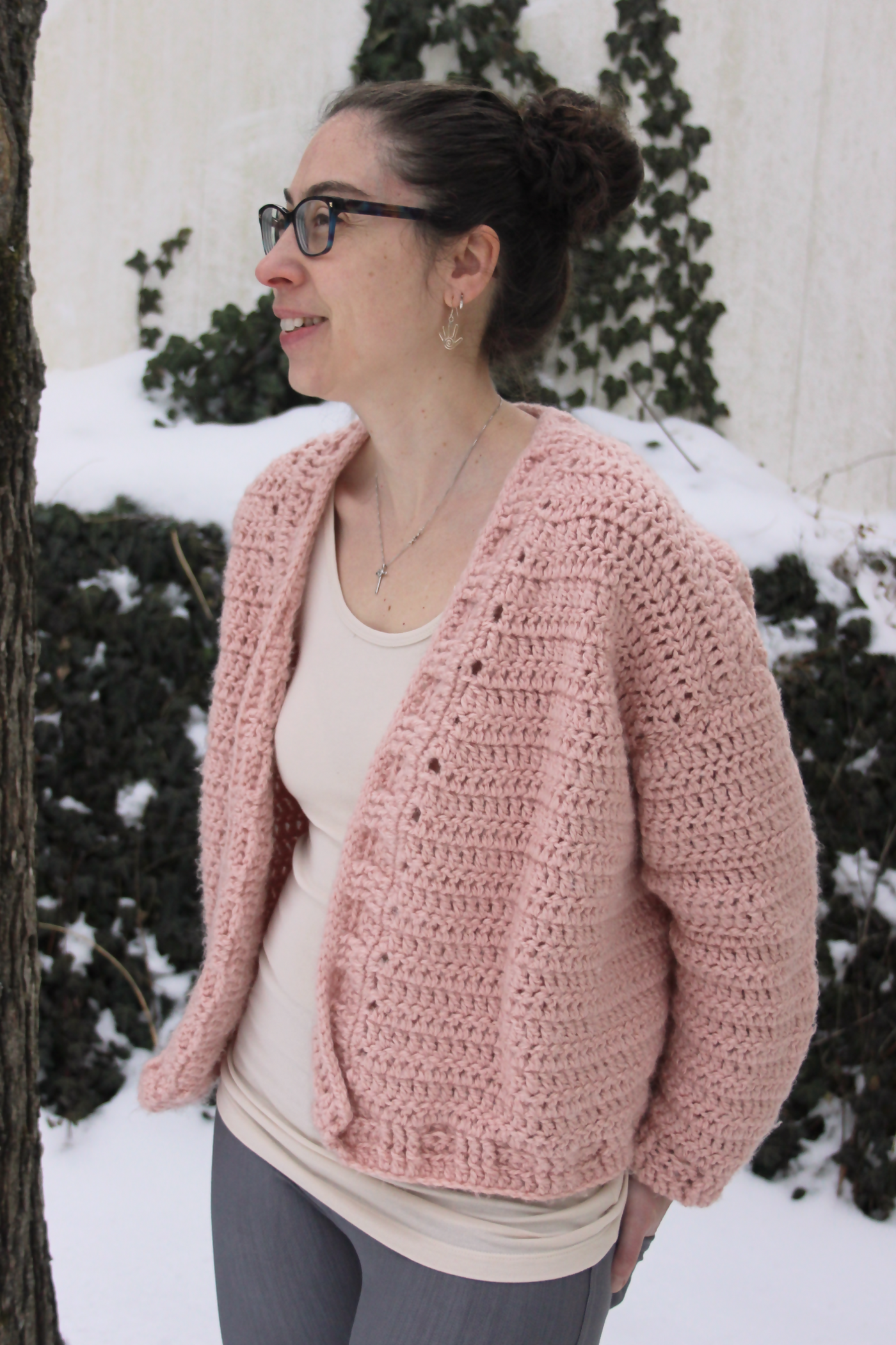 In A Jiffy Cardigan (Crochet) – Lion Brand Yarn