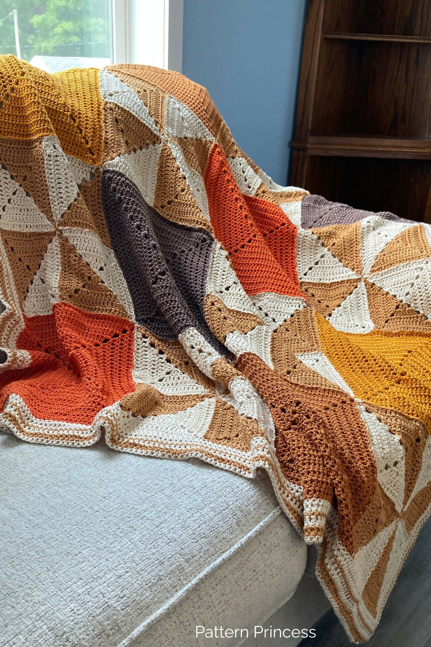 Pumpkin Spice Granny Square Blanket (Crochet) – Lion Brand Yarn