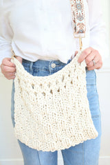 Crochet Bag Held By A Woman thumbnail