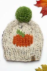Pumpkin Pompom Hat (Knit) thumbnail