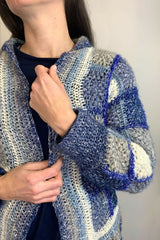 Crochet Cardigan Worn By A Woman thumbnail
